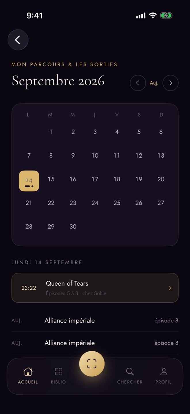 L’app compte pour vous, à la seconde