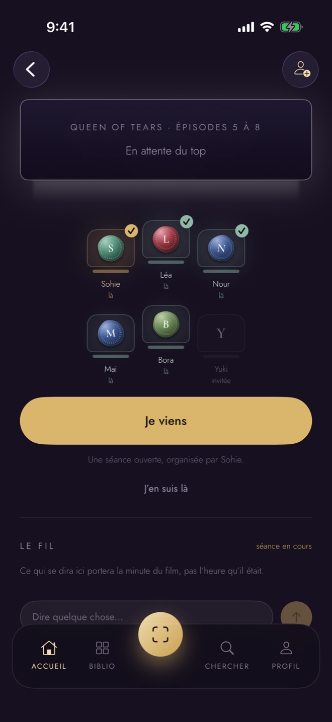 À deux, ou à quarante, au même instant